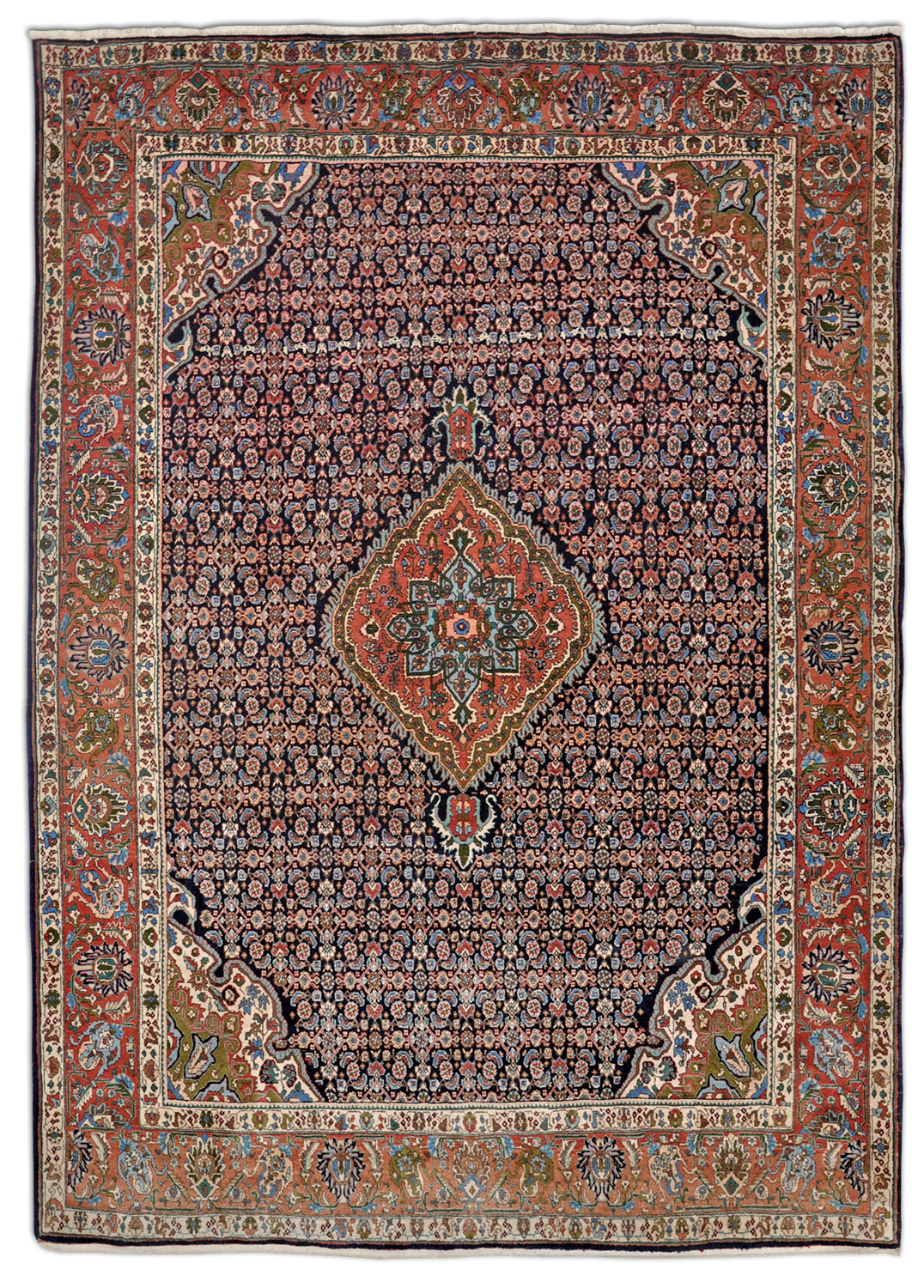 Kurden Bidjar Perserteppich | Herati-Muster Kurden Bidjar Perserteppich | Herati-Muster