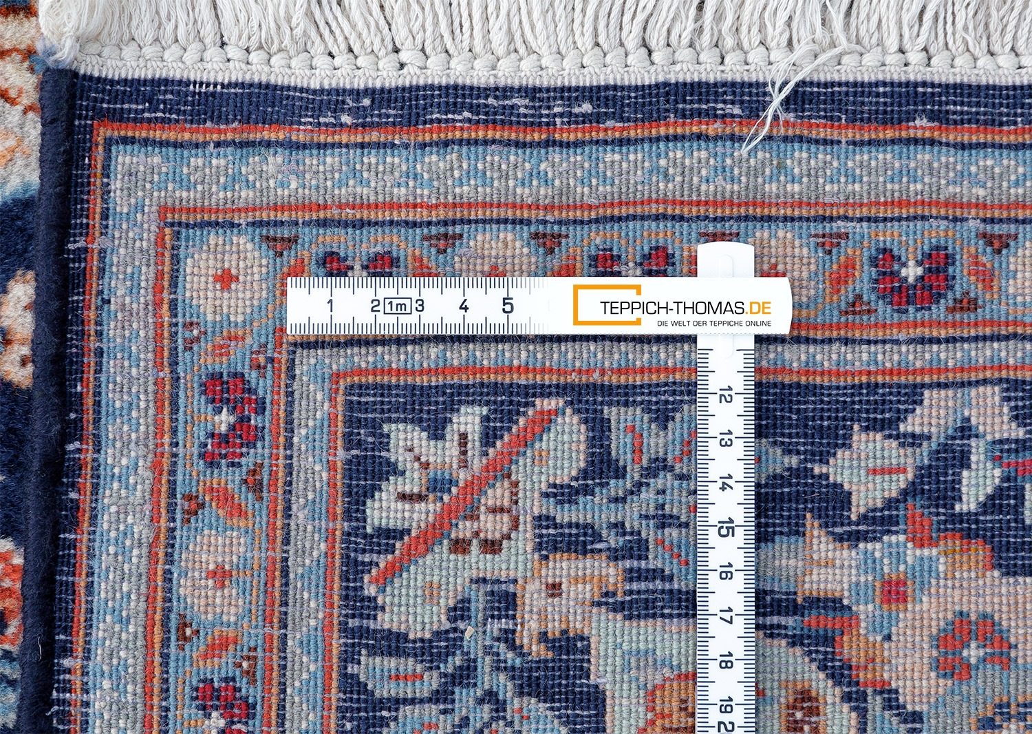 Keshan Perserteppich Wolle | Vasenmotiv