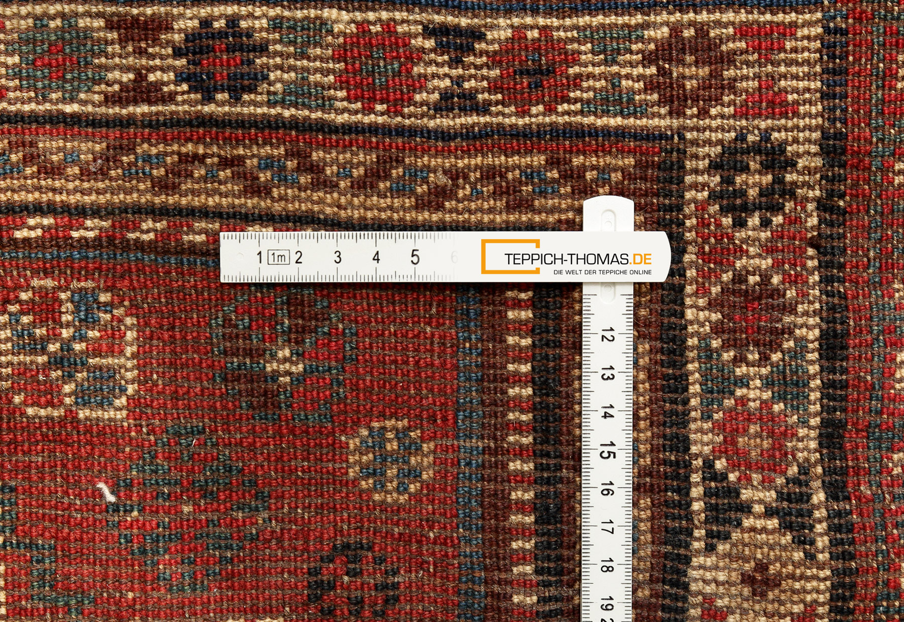 Ghashghai Perserteppich alt | Rautenmotiv