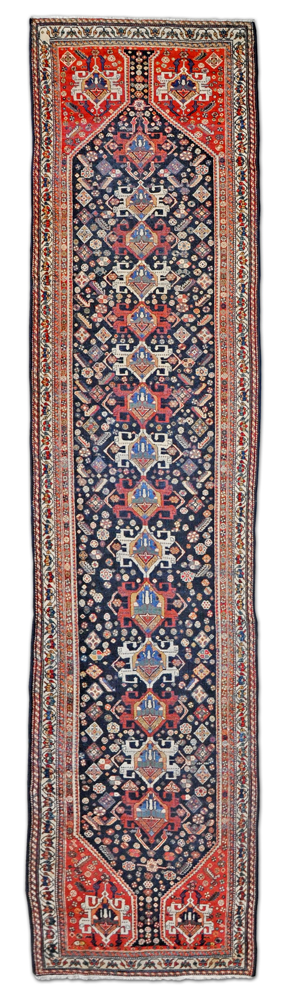 Ghaschghai Perserteppich antik | Adlermotive Ghaschghai Perserteppich antik | Adlermotive