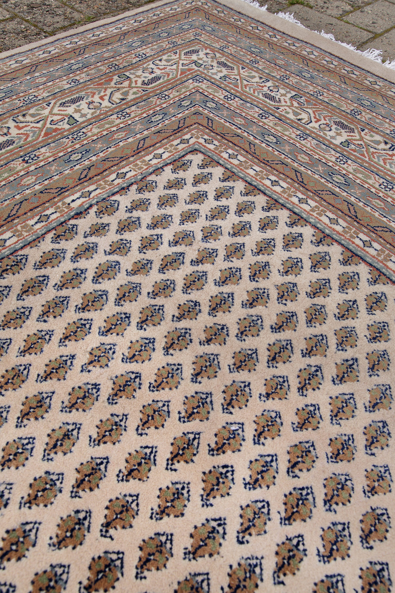 Mir Laxmi Orientteppich neu beige pestal | Schurwolle