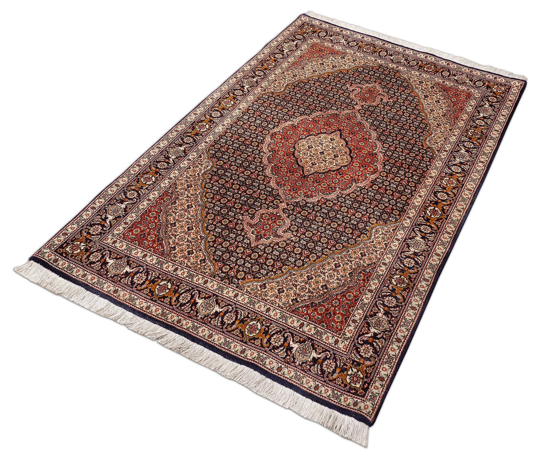 Täbriz Mahi Perserteppich neu 50 Radj | Mahi-Muster