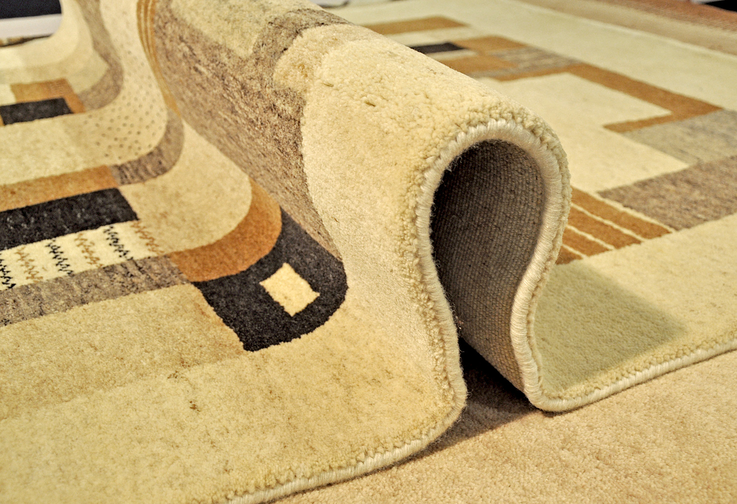 Natur Pur Teppich Heaven L-1402 | hellgrau/sand