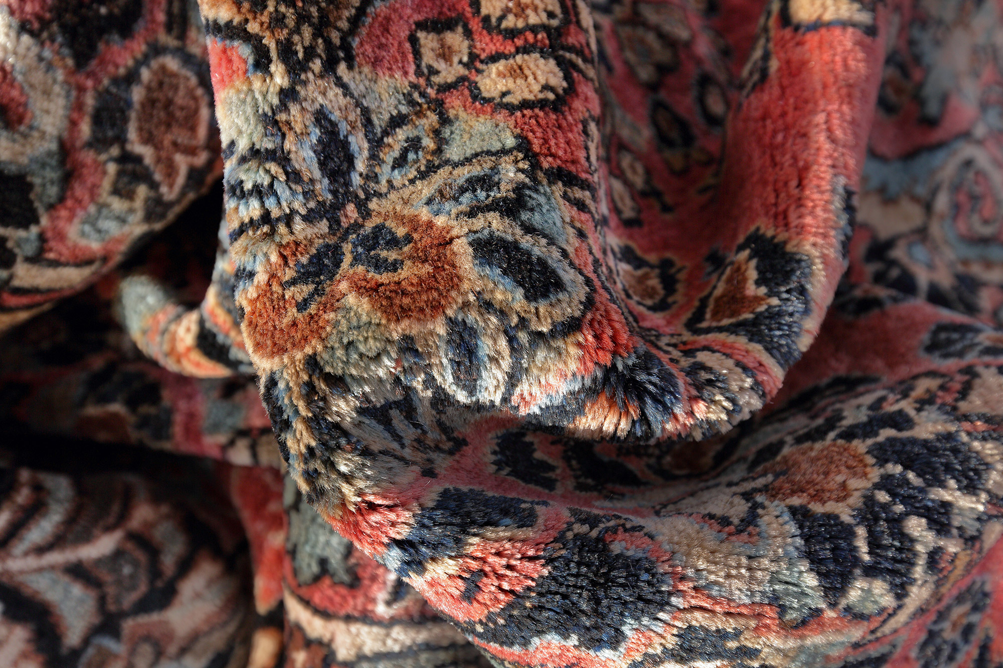 Amerikanischer Sarough Perserteppich antik | Floral