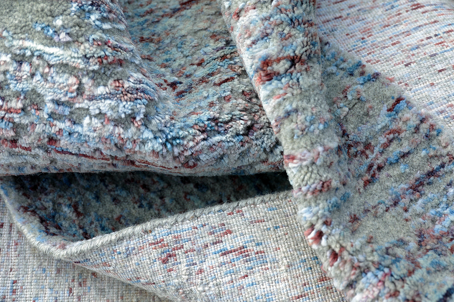 Thomas Teppich Handloom Jaquard Fine | Silver/Multi