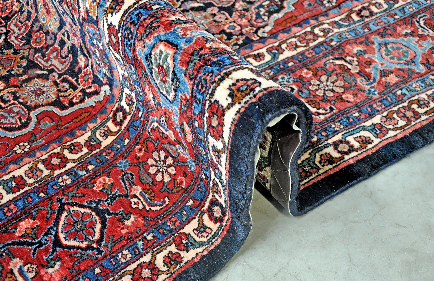 Bidjar Perserteppich alt | Herati-Musterung