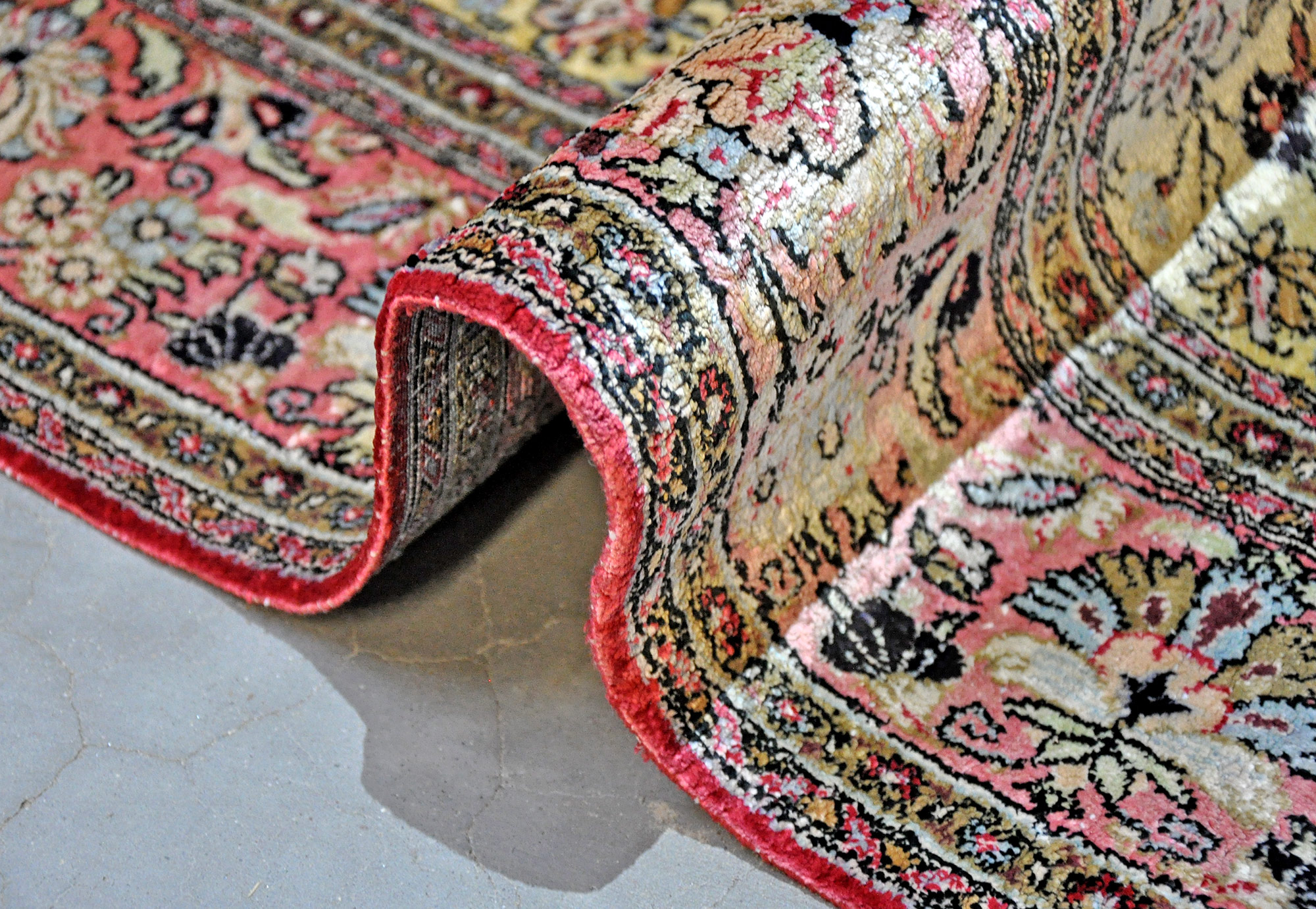 Ghom Perserteppich neu | Seide