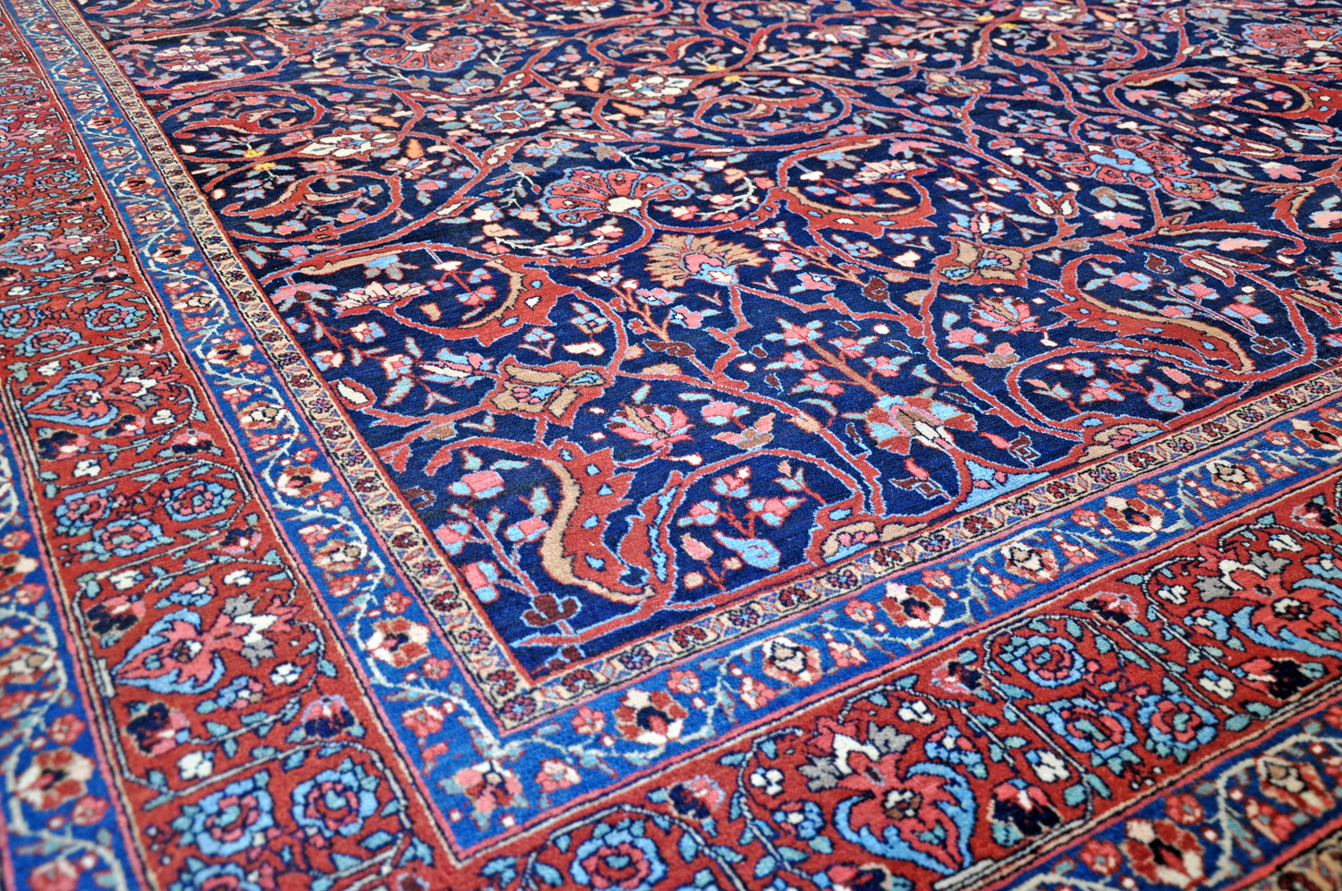 Bidjar Perserteppich alt | Allovermuster