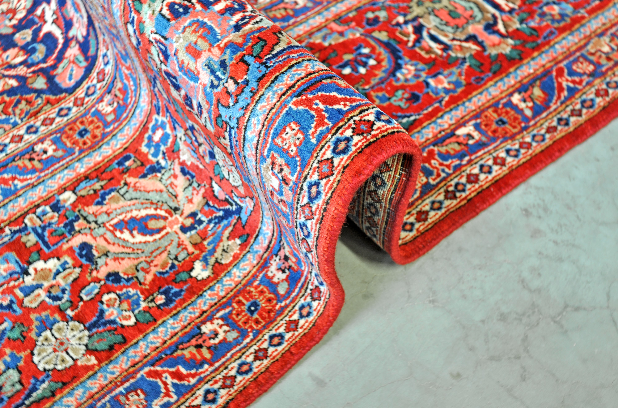 Keshan Kork Perserteppich alt | Wolle