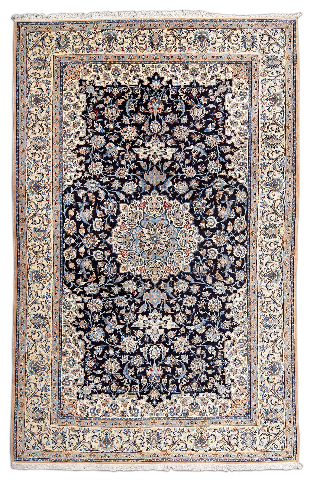 Nain Perserteppich 9 La neu | Medaillon Nain Perserteppich 9 La neu | Medaillon