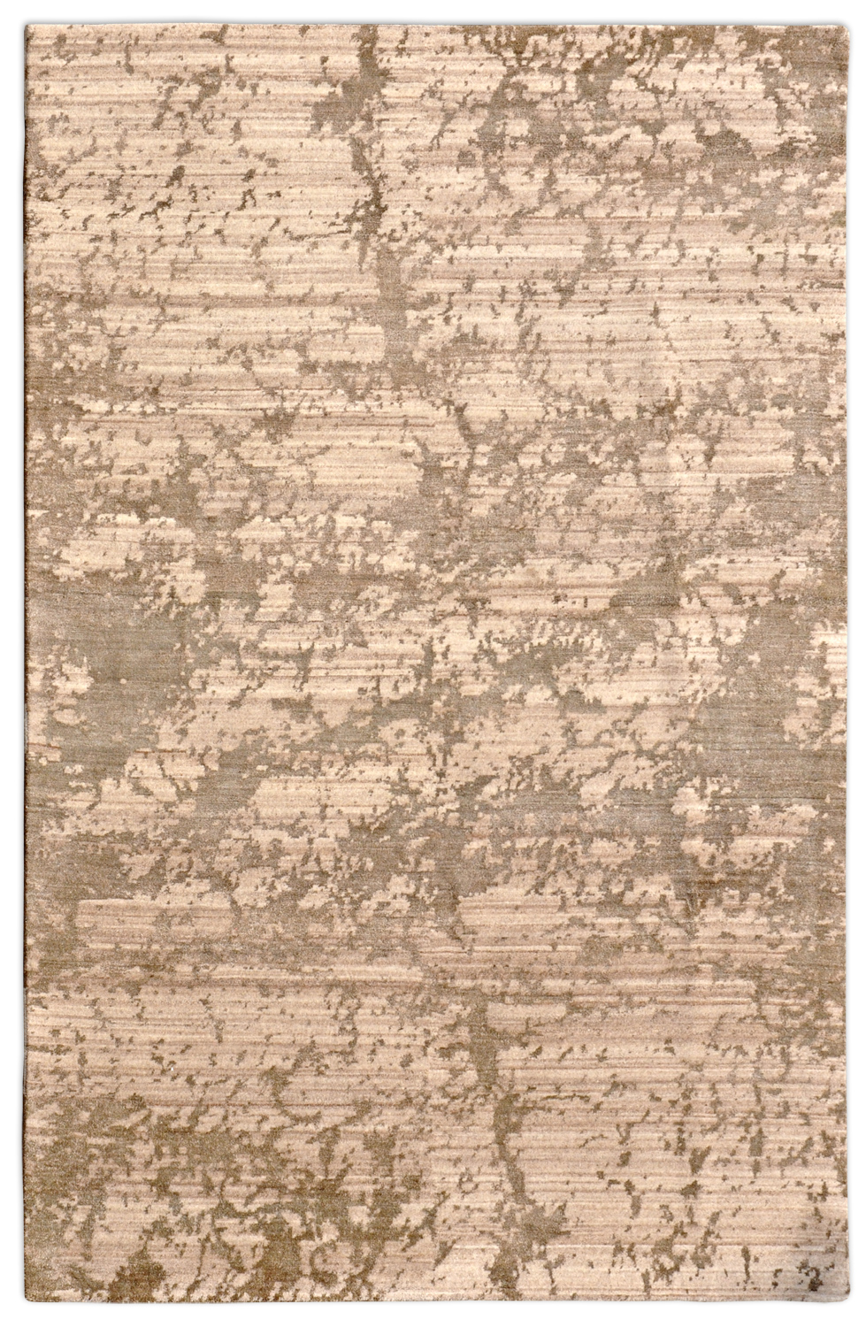 Knüpfteppich O-8300 braun | Schurwolle