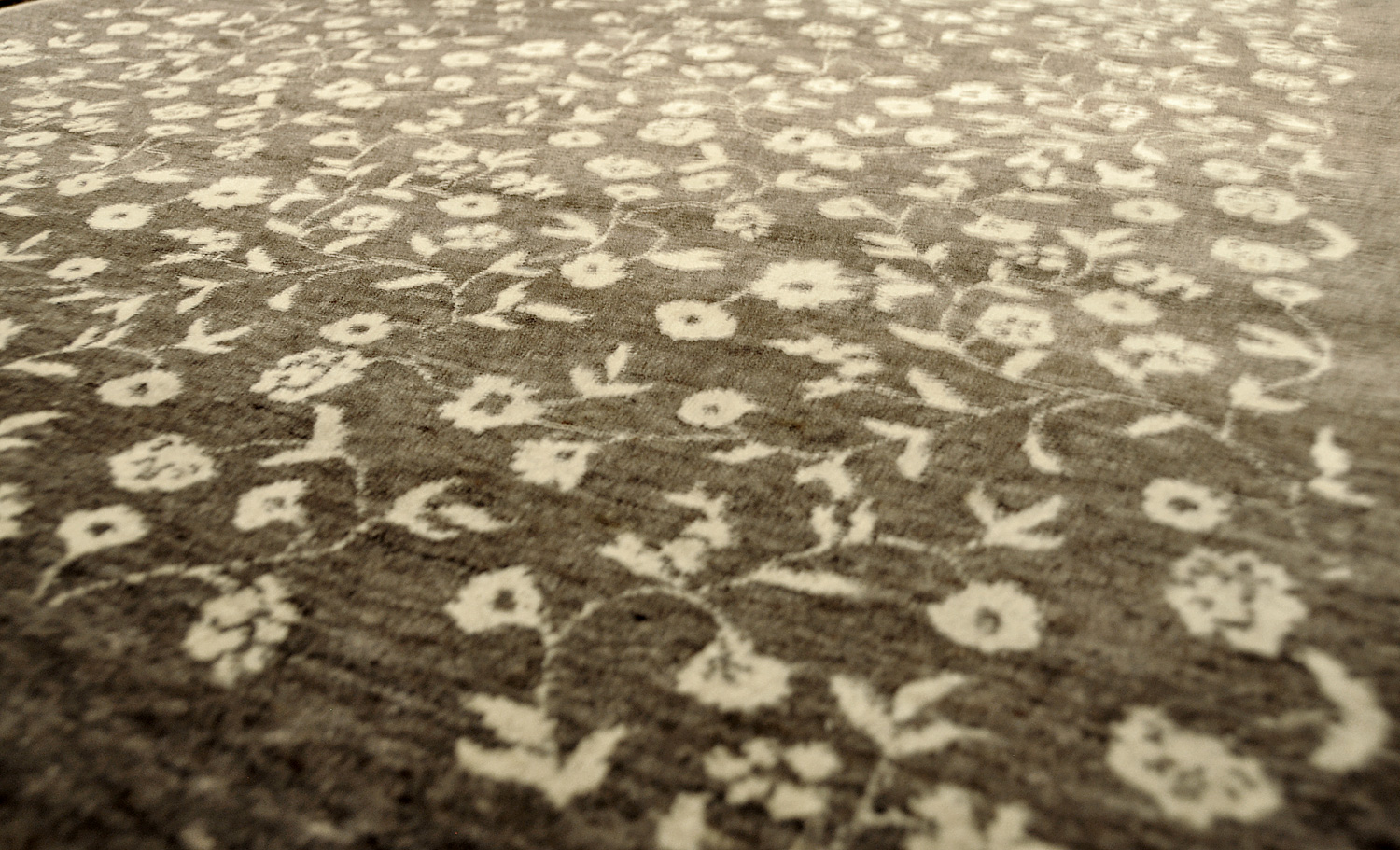 Natur Pur Teppich Ocean floral | grau/beige