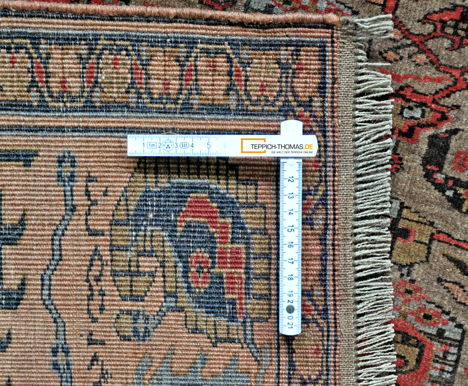 Afghan Perserteppich alt | Botehmuster