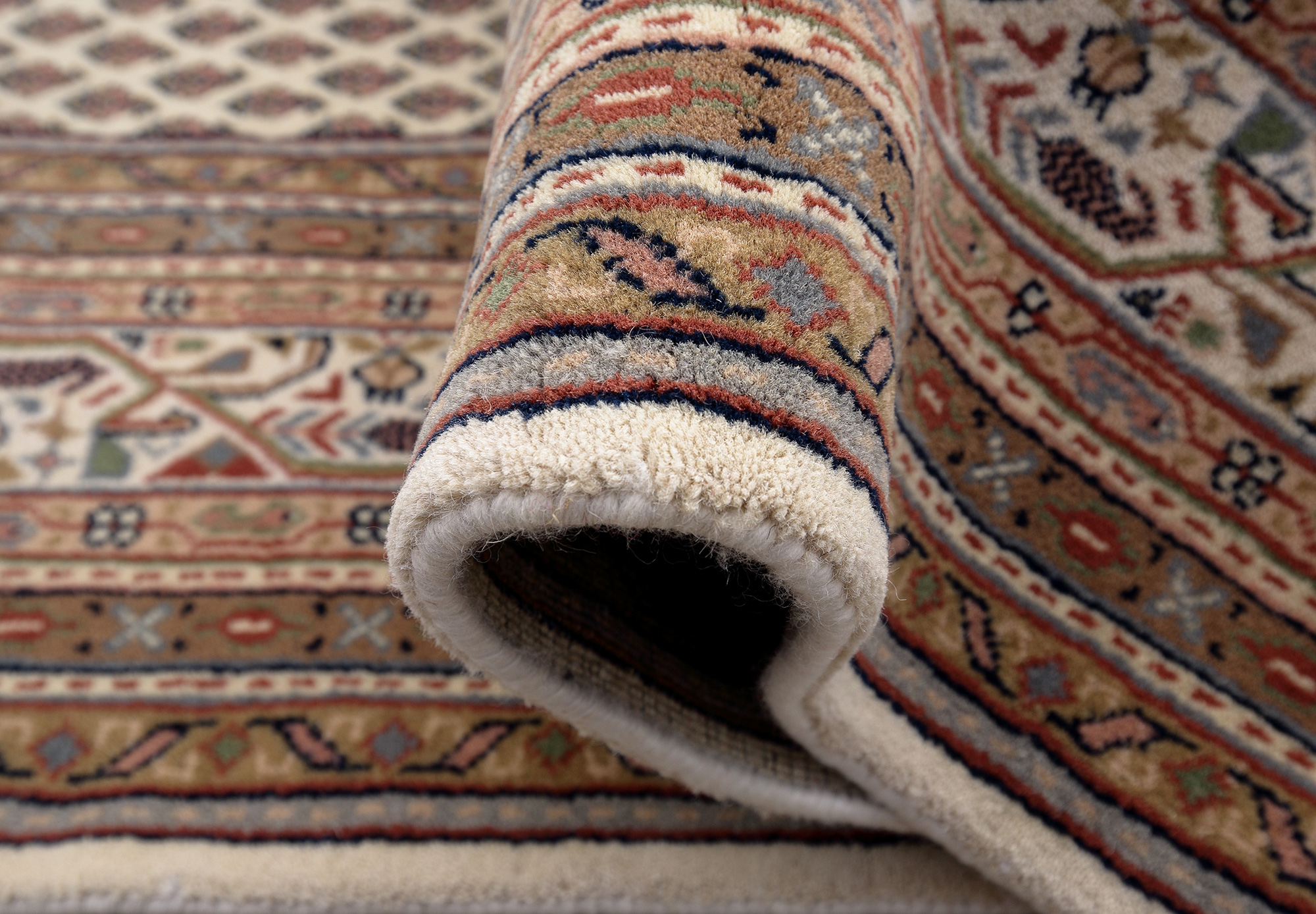 Mir Laxmi Orientteppich neu cream pestal | Schurwolle