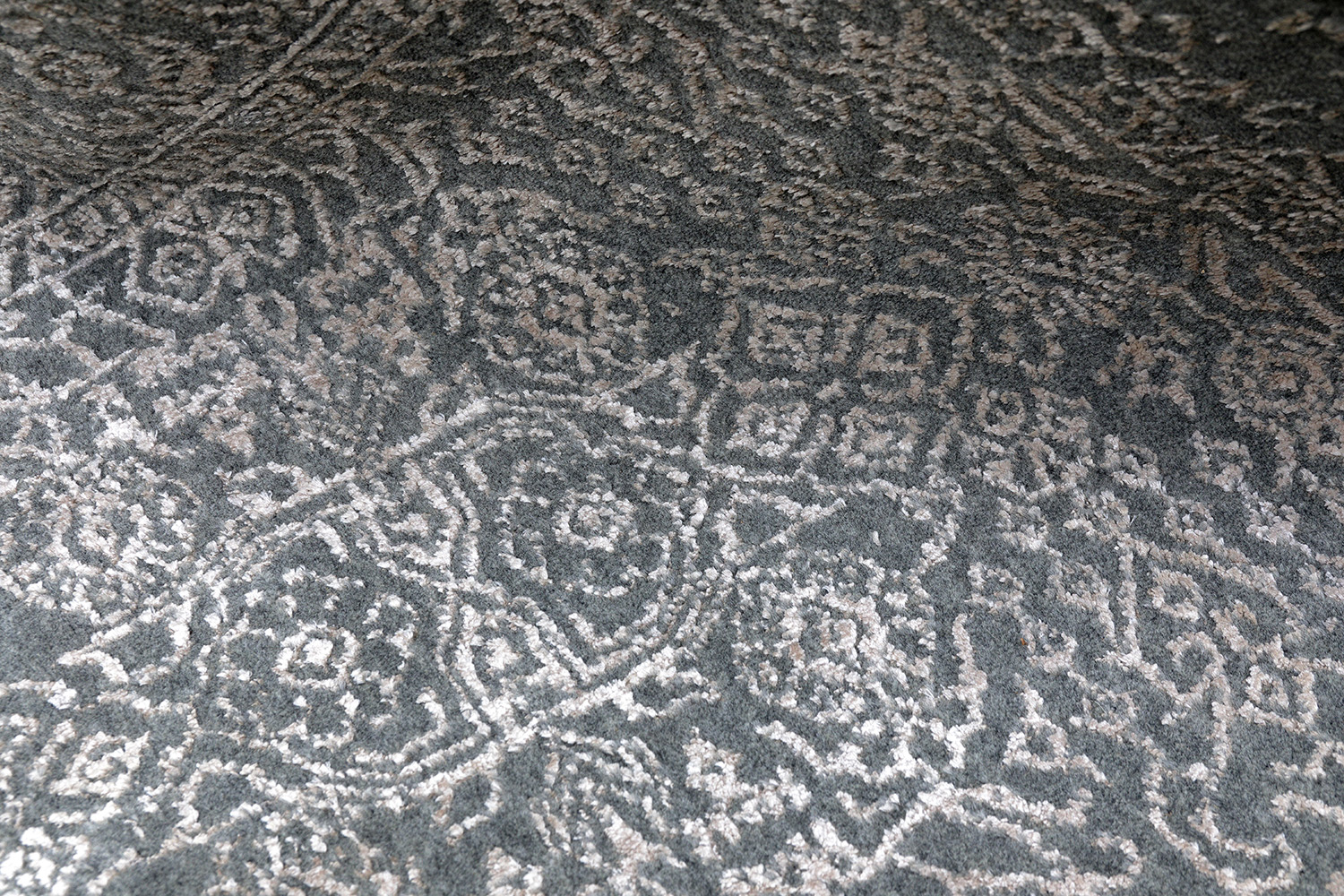 Thomas Teppich Handloom Jaquard Fine | Grey/Silver