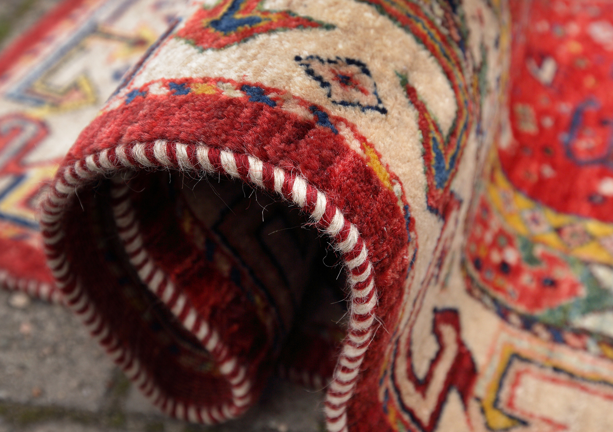 Miri Ghaschghai Perserteppich neu | Pflanzenfarben