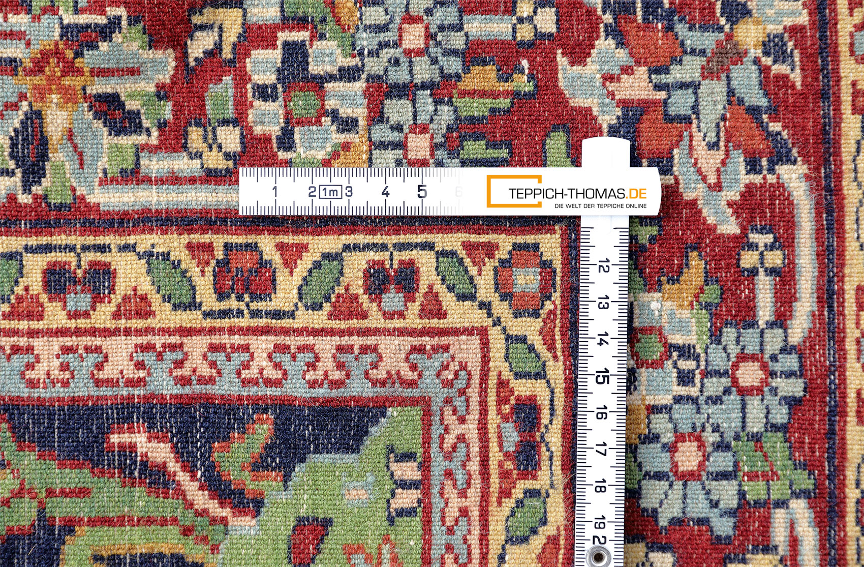 Keshan Orientteppich Pakistan | Vasenmotiv