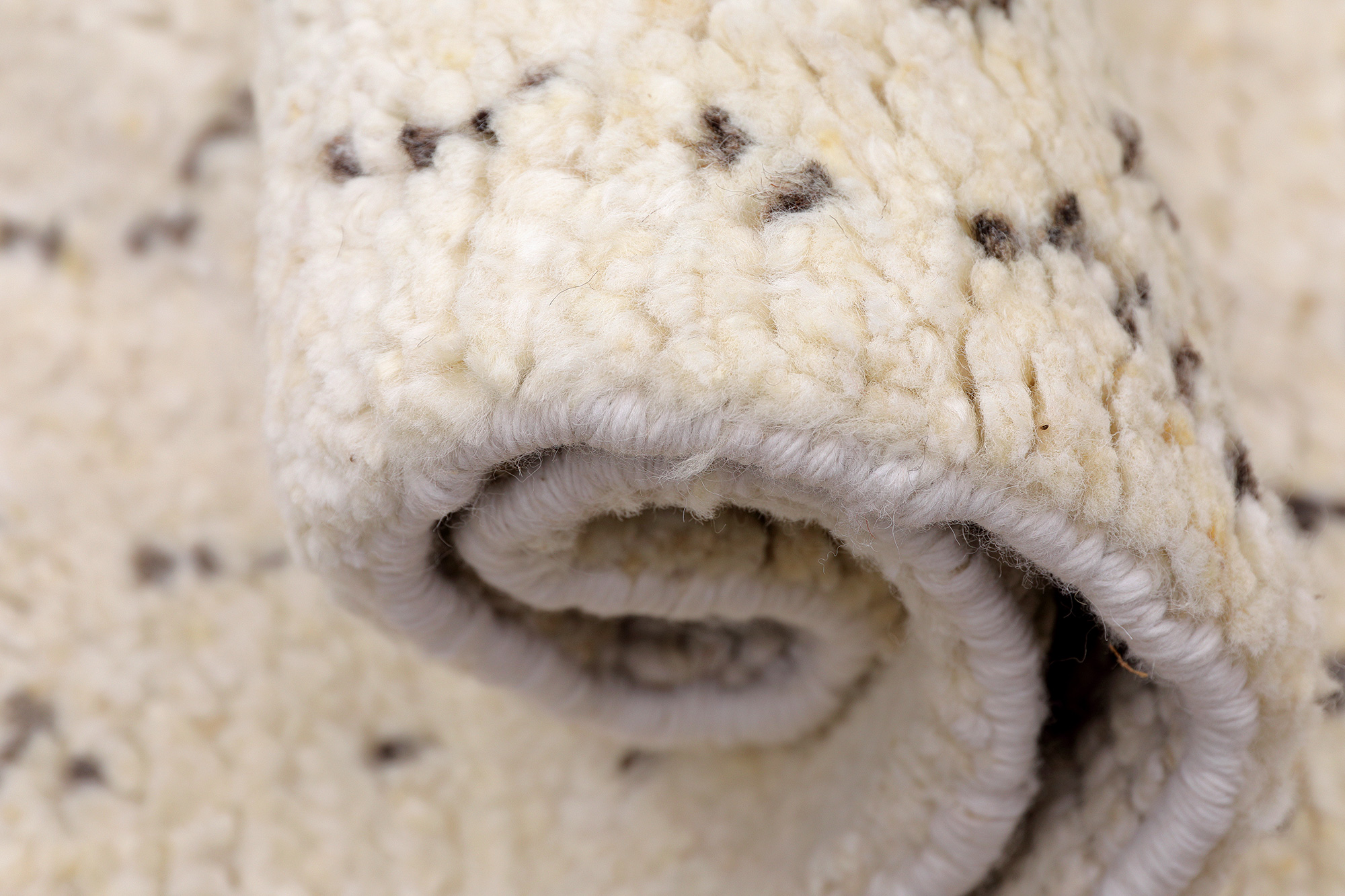 Thomas Marokko Handloomteppich Indien | Natural Ivory