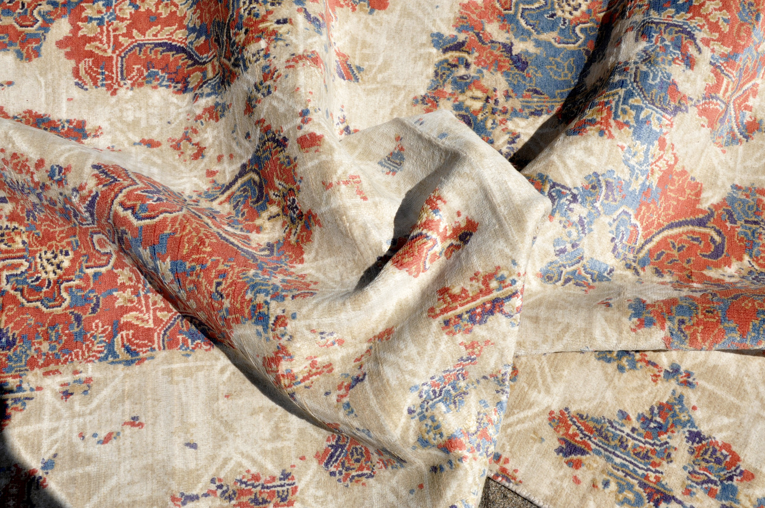 Ramesh Vintageteppich Indien | Schurwolle