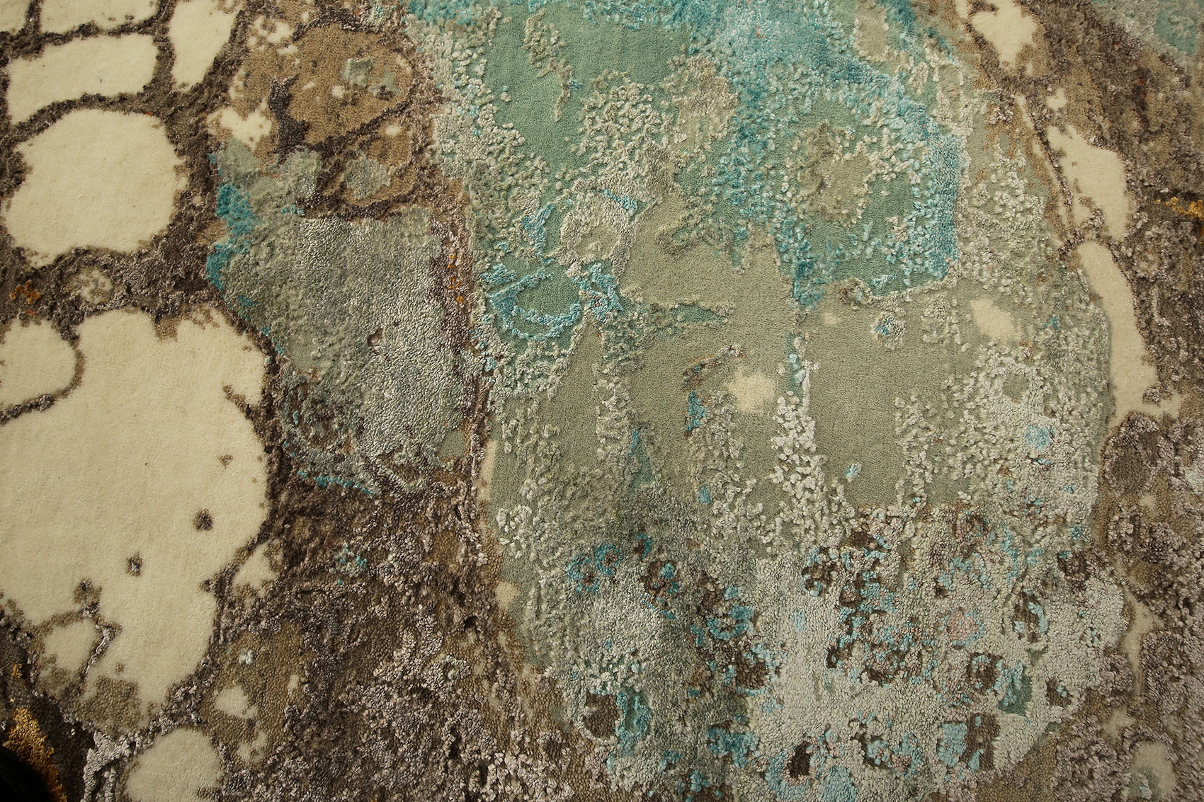 Thomas Designteppich Indien rund  | multicolour