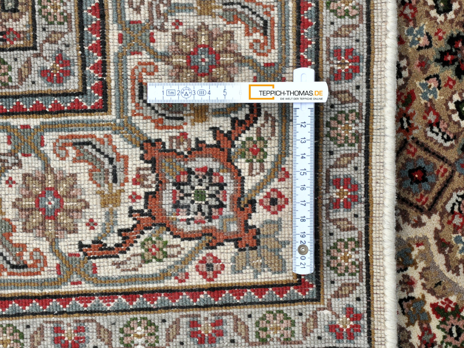 Täbriz Orientteppich Indien neu | Neuseelandwolle