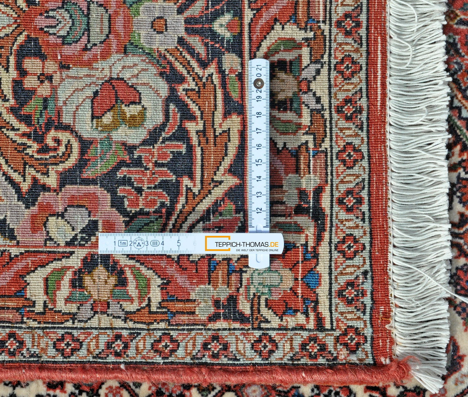 Bidjar Perserteppich rot | Schurwolle