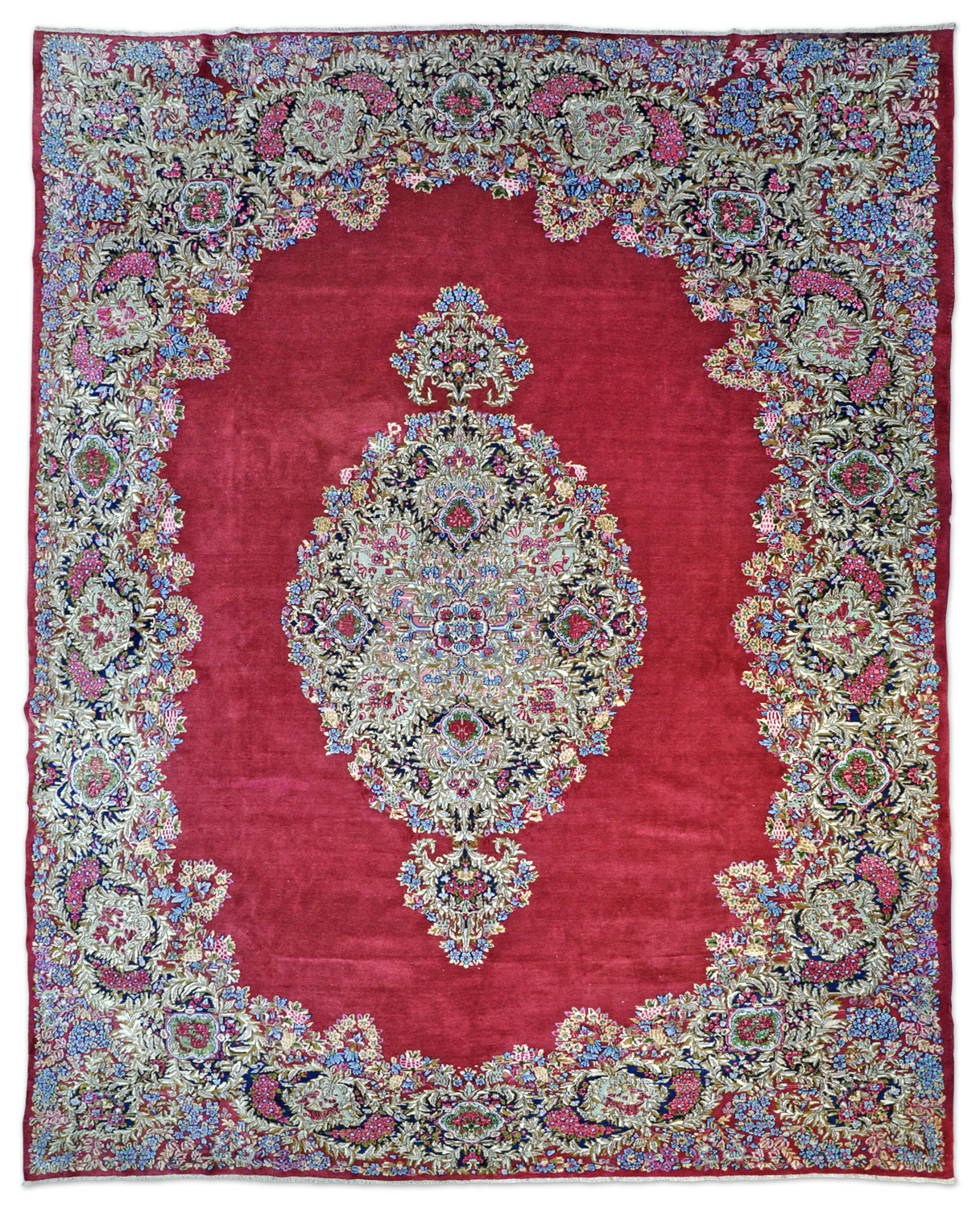 Kerman Raver Perserteppich alt | 80er Kerman Raver Perserteppich alt | 80er