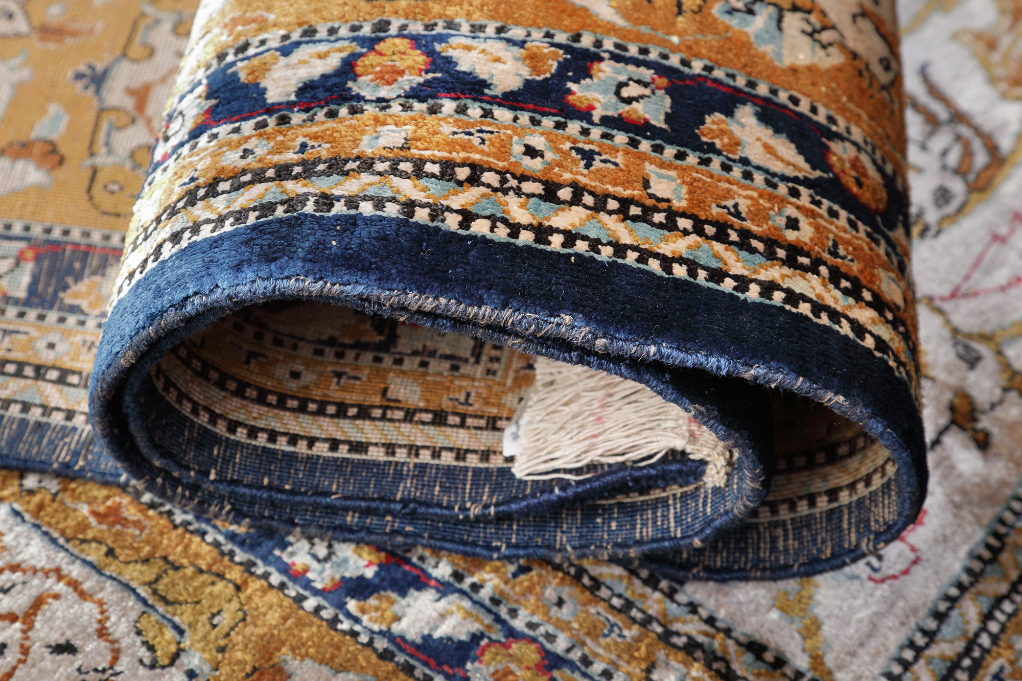 Ghom Perserteppich neu | Seide