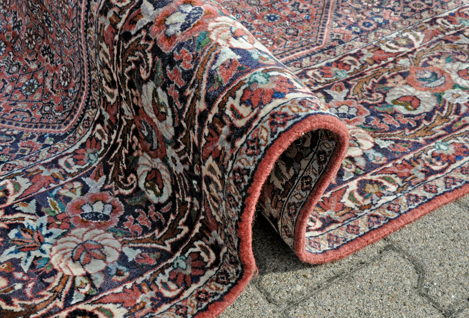 Bidjar Perserteppich rot | Schurwolle