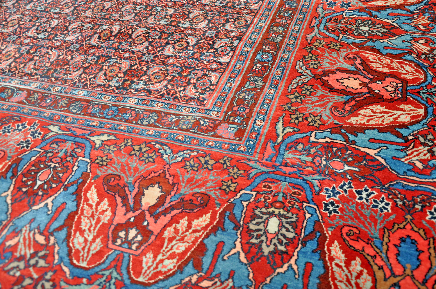 Bidjar Perserteppich alt Übermaß