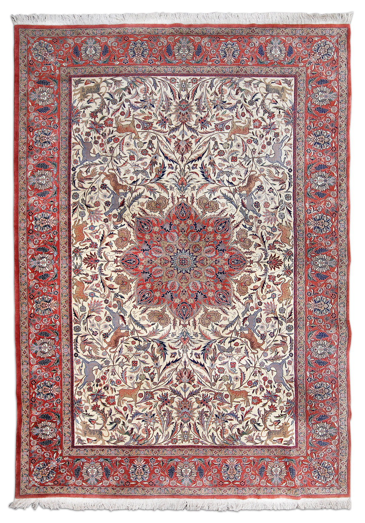 Isfahan Orientteppich China neu | Medaillon Isfahan Orientteppich China neu | Medaillon