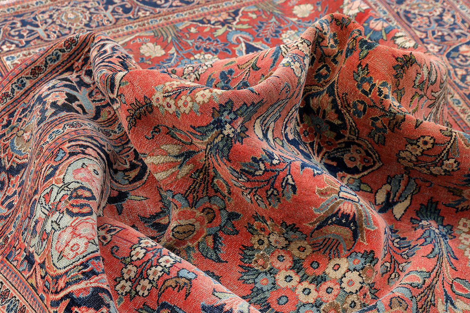 Keshan Perserteppiche älter Wolle | 2er Paar