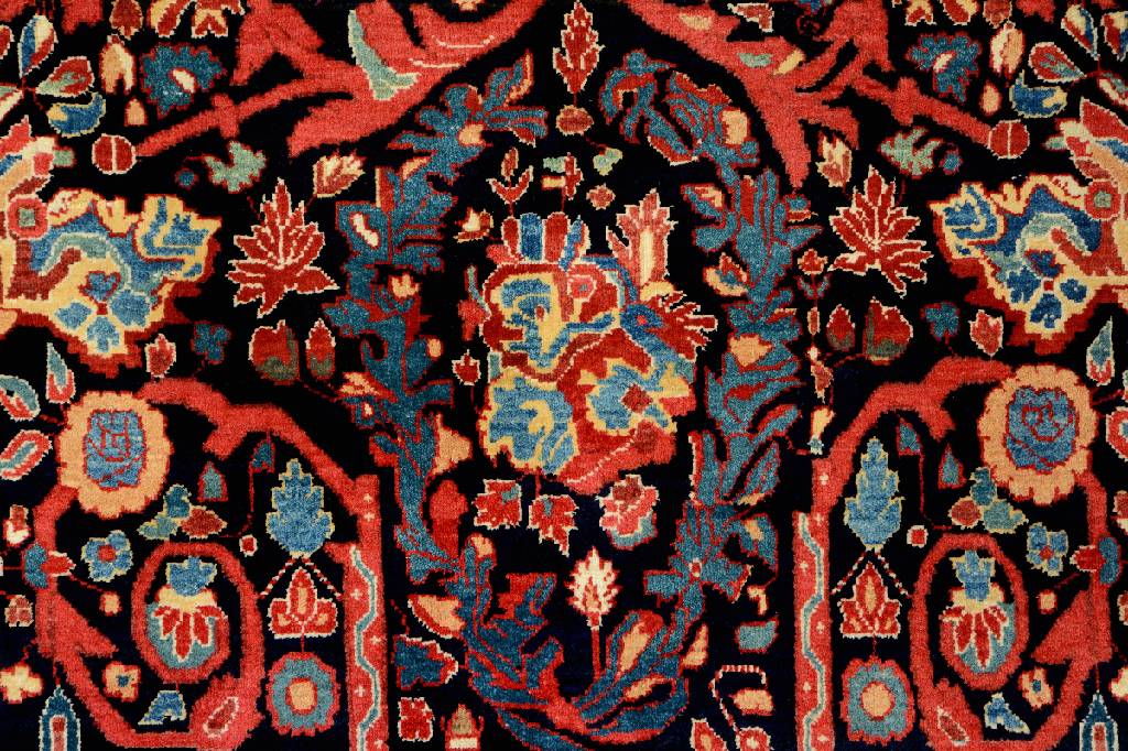 Sarough  Mostofi Perserteppich alt | Westpersien um 1930