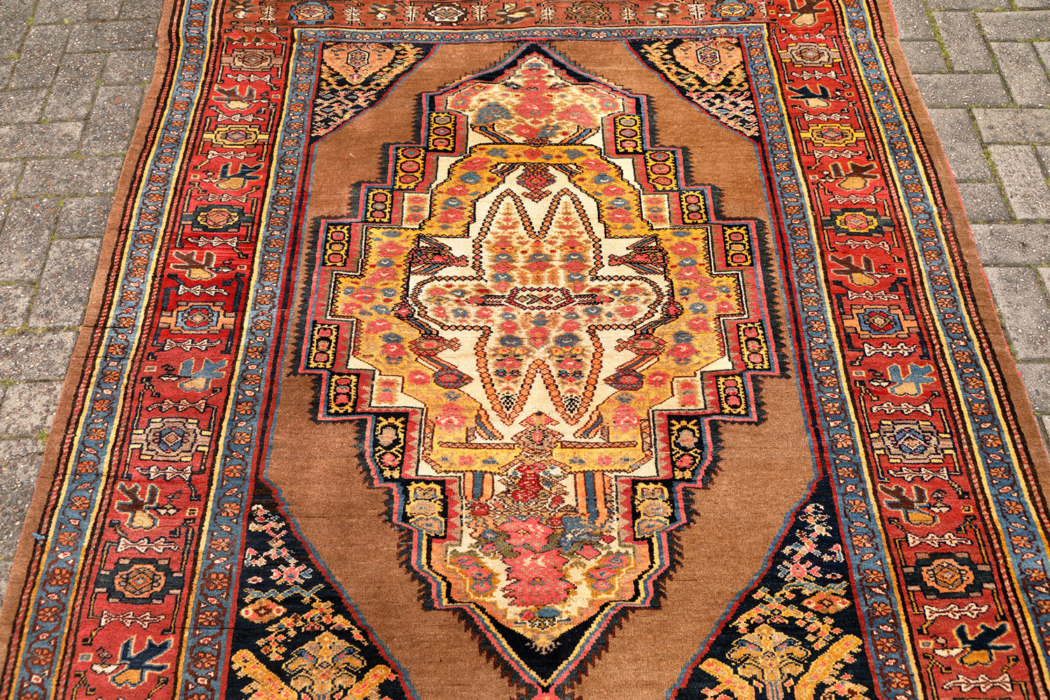 Kurden Bidjar Perserteppich alt | Schurwolle