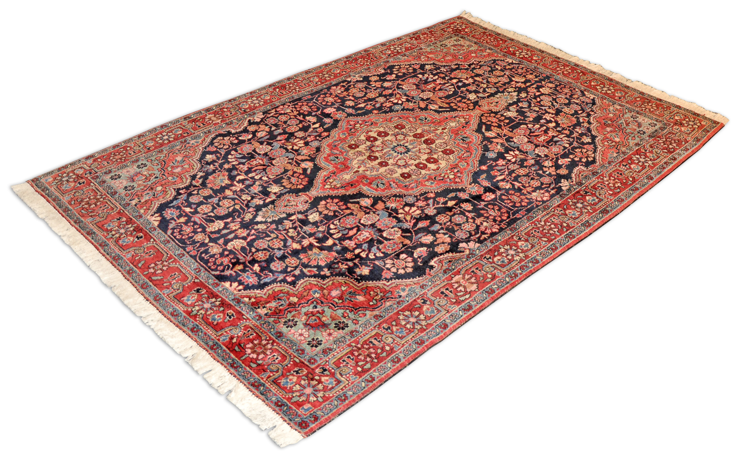 Sarough Perserteppich neu | Medaillonteppich
