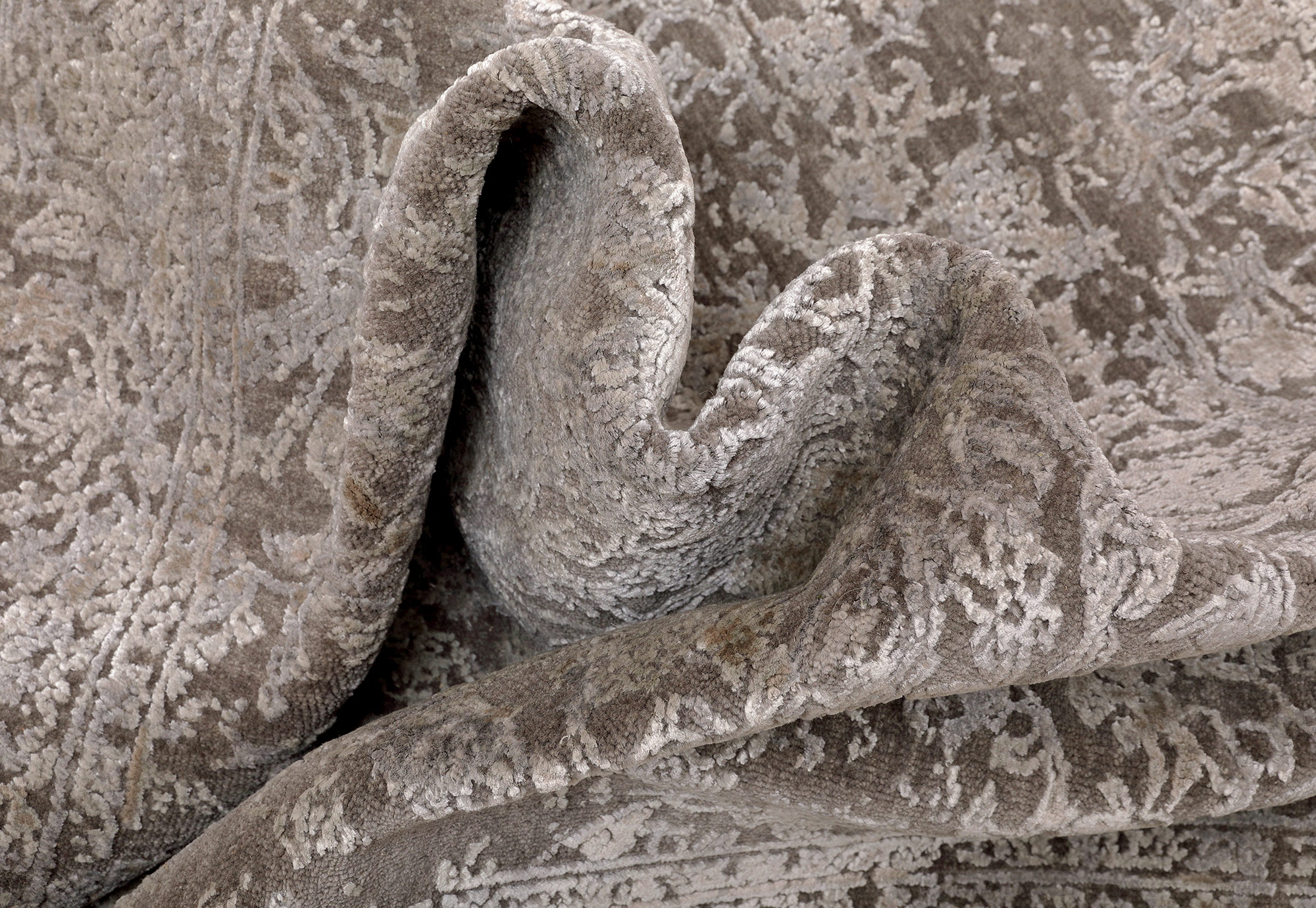 Thomas Designteppich Indien |  schwarz