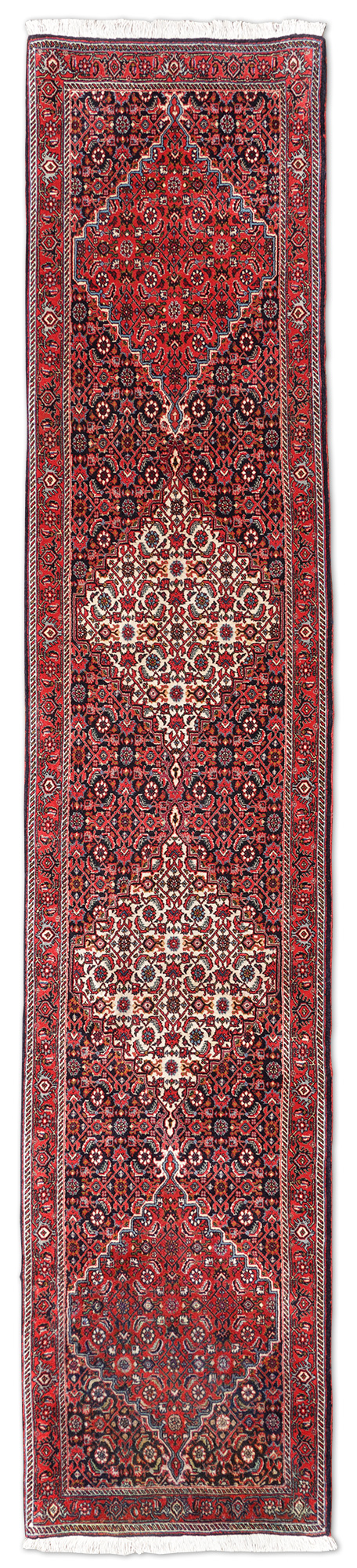 Bidjar Perserteppich neu Läufer | Herati-Muster Bidjar Perserteppich neu Läufer | Herati-Muster