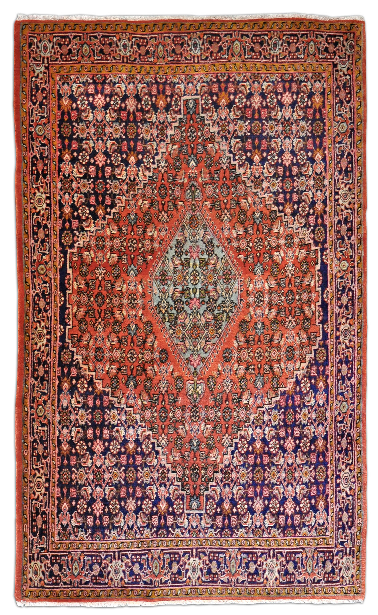 Kurden Bidjar Perserteppich alt | Herati-Muster