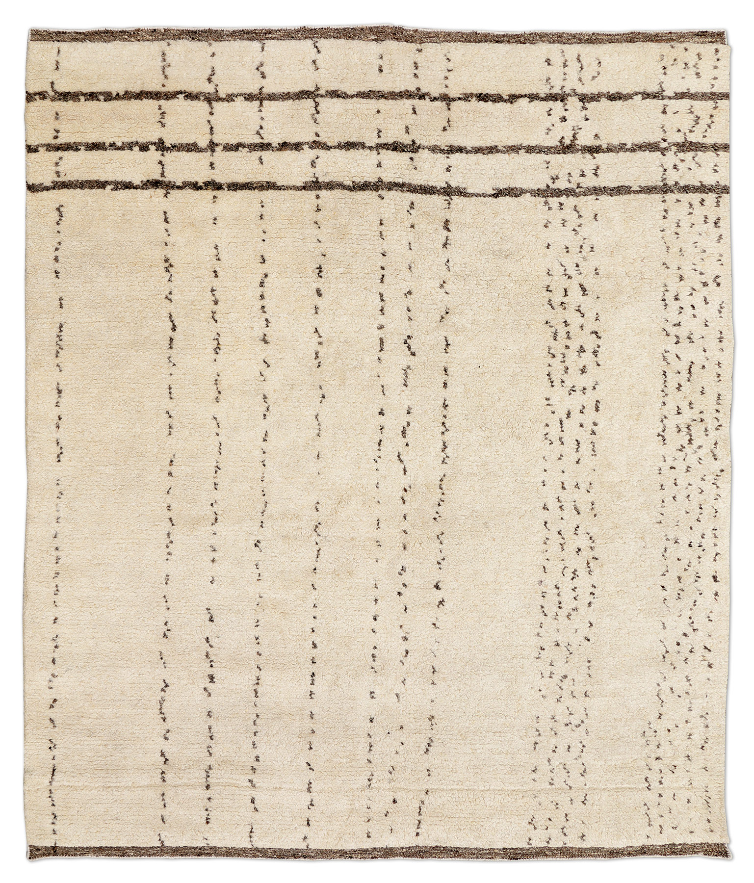 Thomas Marokko Handloomteppich Indien | Natural Ivory