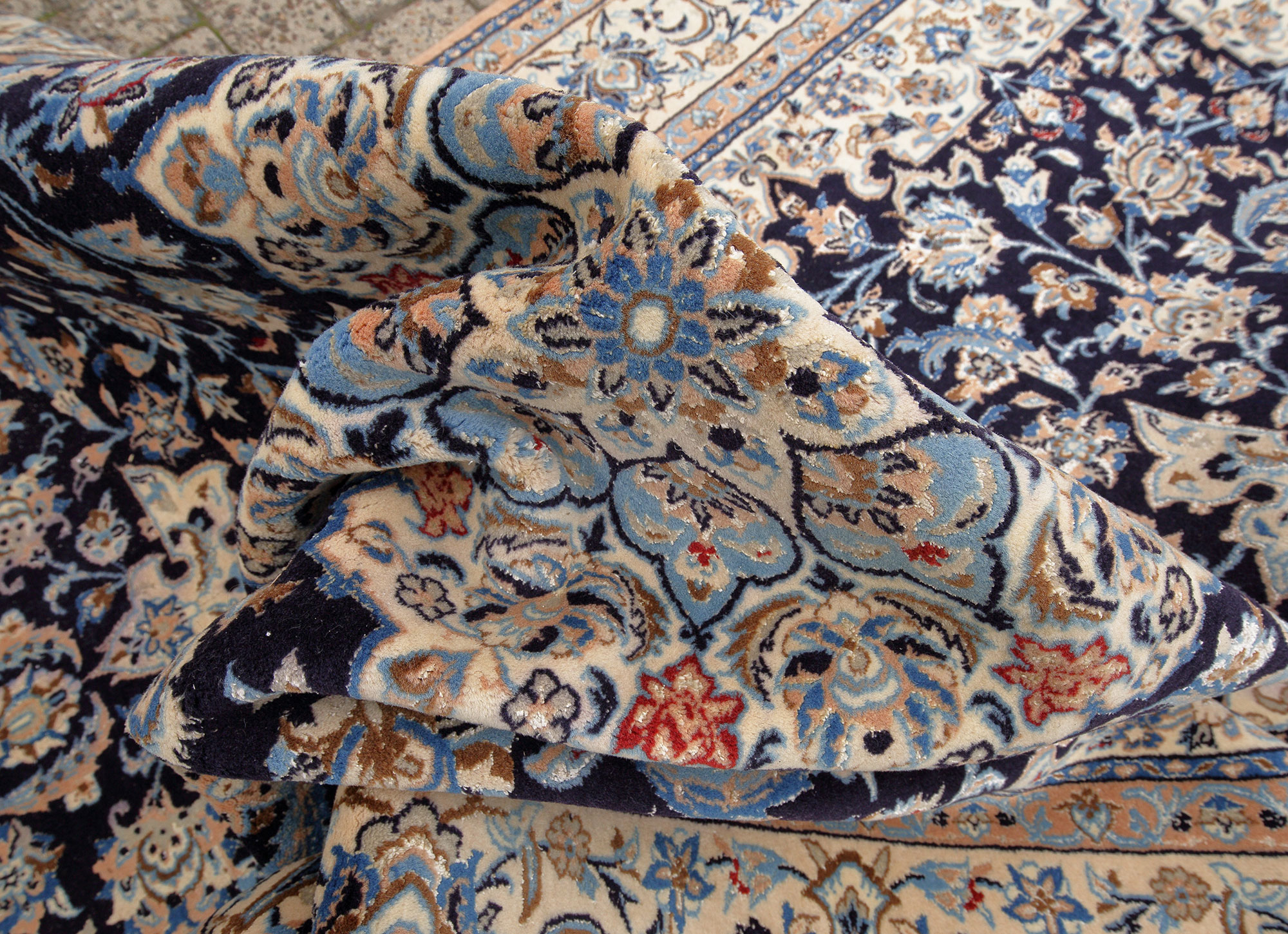 Nain Perserteppich 9 La neu | Medaillon