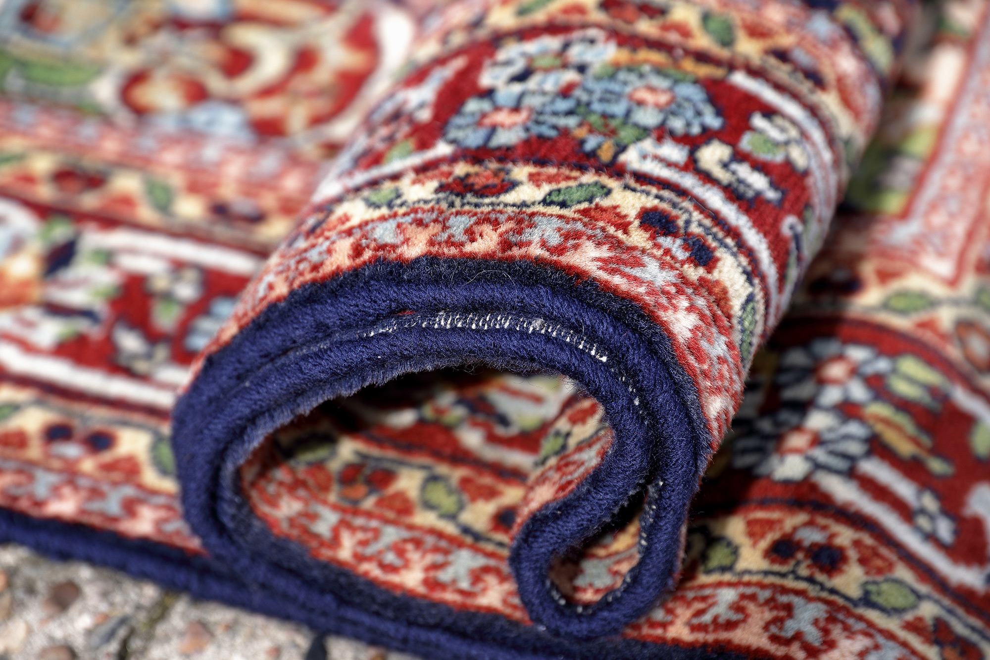 Keshan Orientteppich Pakistan | Vasenmotiv