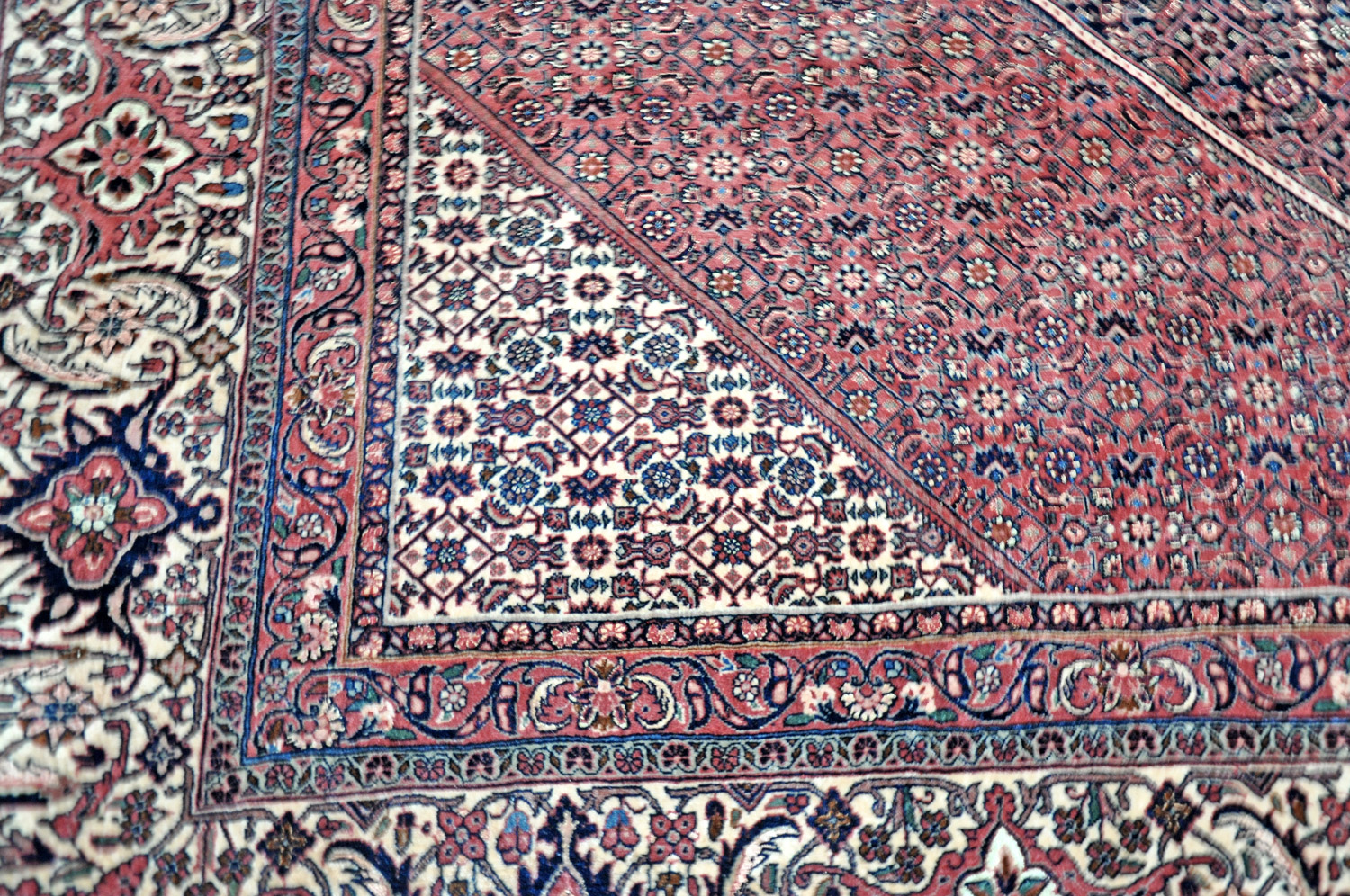 Bidjar Perserteppich Seide | Herati-Muster