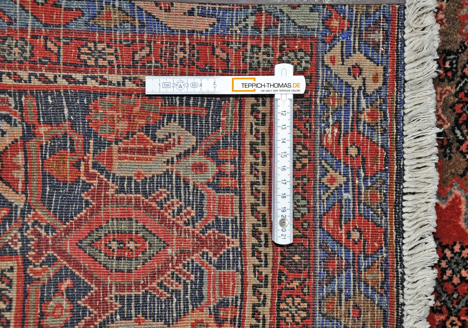 Kurden-Bidjar Perserteppich alt | Herati-Muster