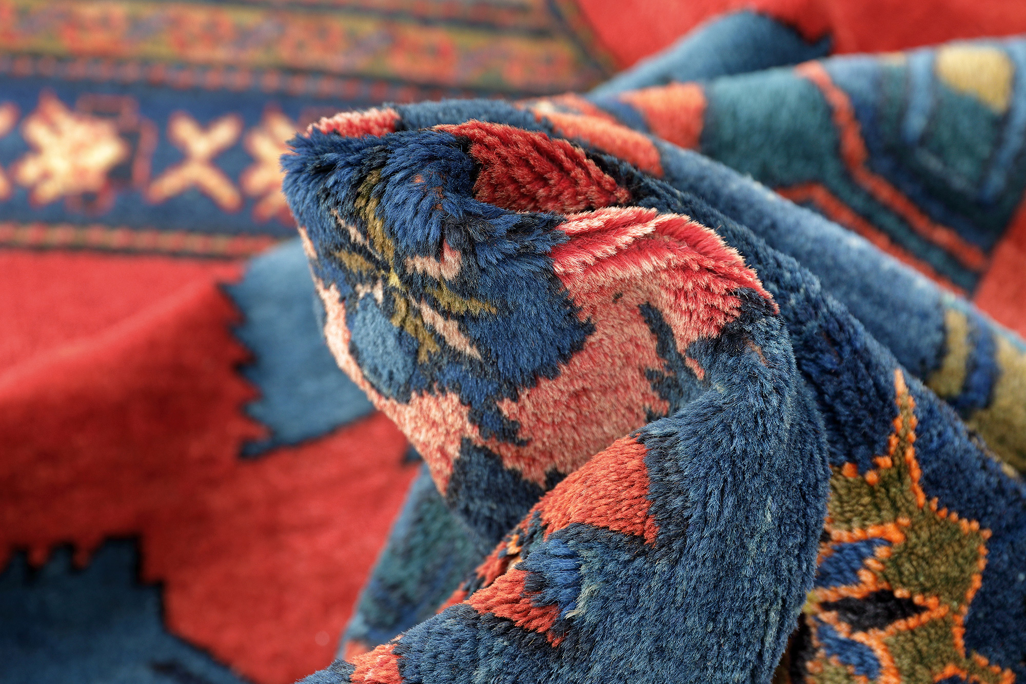 Schild-Kazak Orientteppich alt | Kaukasus