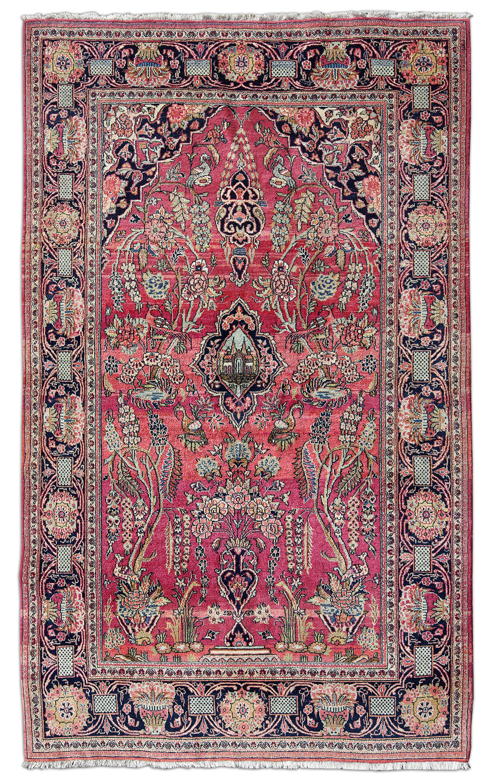 Keshan Perserteppich purpur | Wolle Keshan Perserteppich purpur | Wolle