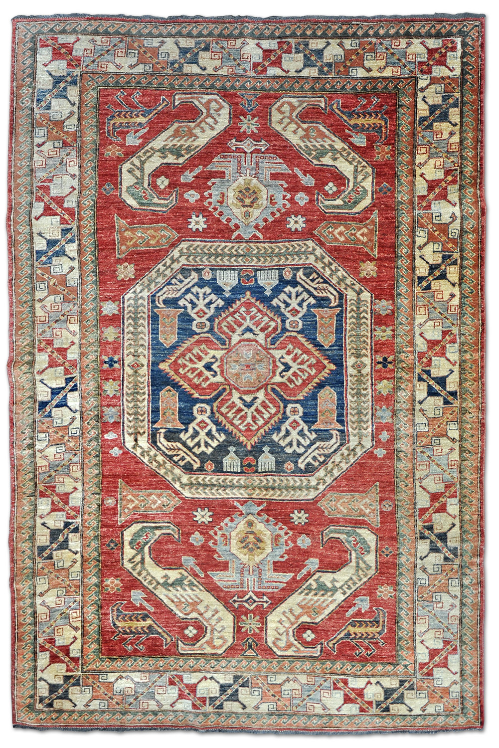 Kazak Orientteppich Pakistan neu | Wolkenband Kazak Orientteppich Pakistan neu | Wolkenband