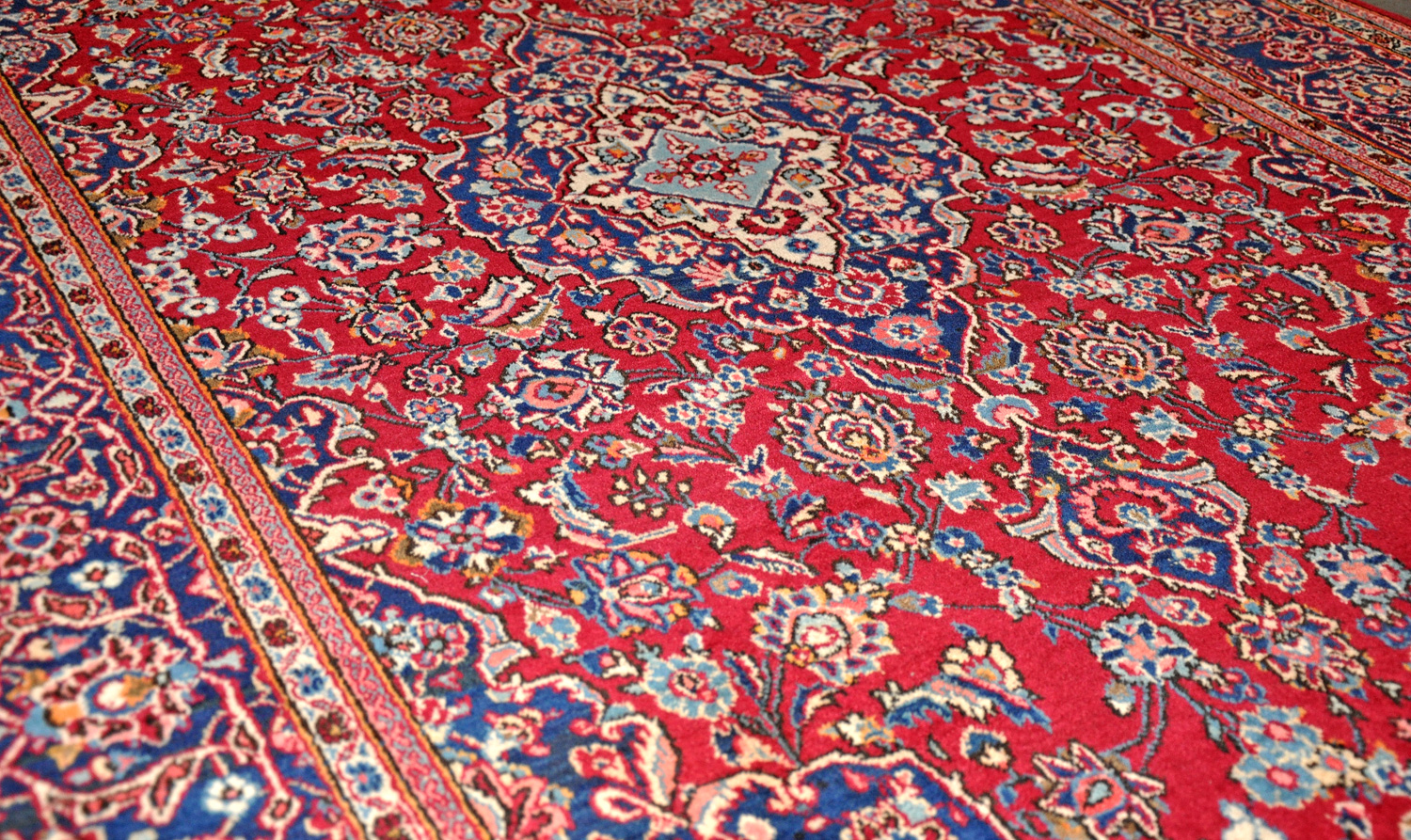 Keshan Perserteppich älter | Medaillon