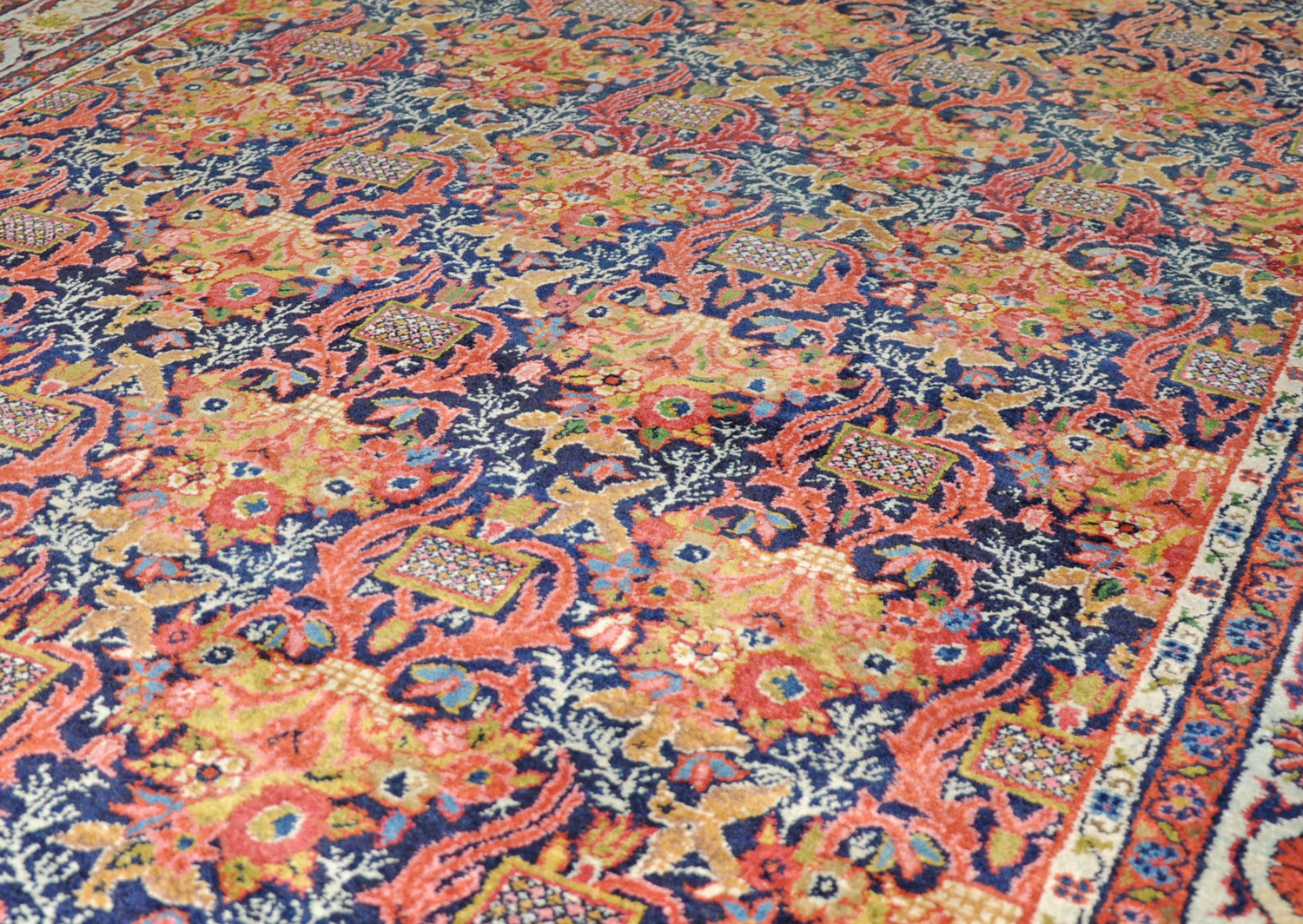 Bidjar Perserteppich alt | floral