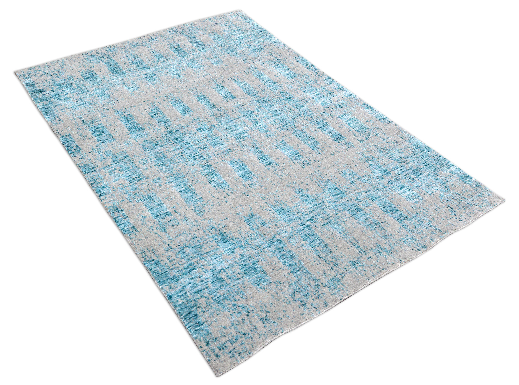 Thomas Teppich Handloom Jaquard Fine | Silver/Blue