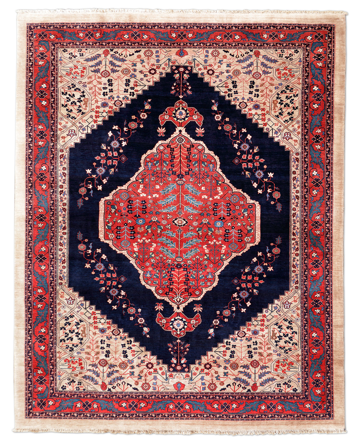 Miri Bidjar Perserteppich neu | Medaillon Miri Bidjar Perserteppich neu | Medaillon